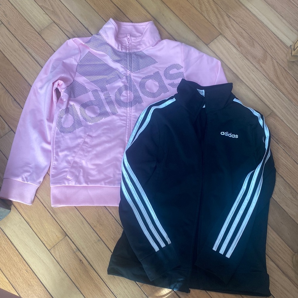 Adidas size 10-12 jackets well loved